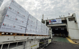 শীতকালীন ঝড়ের সময় গা’জা’য় মানবিক সাহায্য জোরদার করেছে আমিরাত